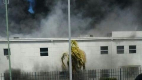 Se incendia maquiladora en Parque Villa Florida