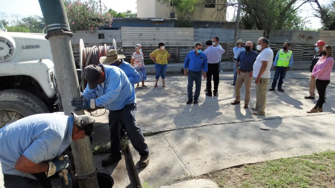 Invierte la JAD más de 8 MDP en estación de drenaje sanitario al oriente de Matamoros