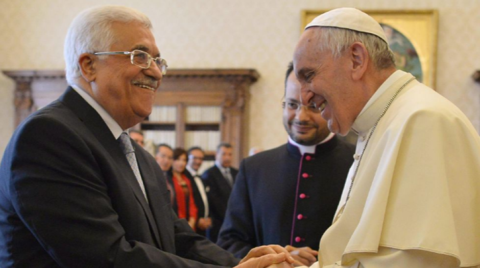Se reunirá Papa Francisco y presidente palestino para diálogar sobre Medio Oriente