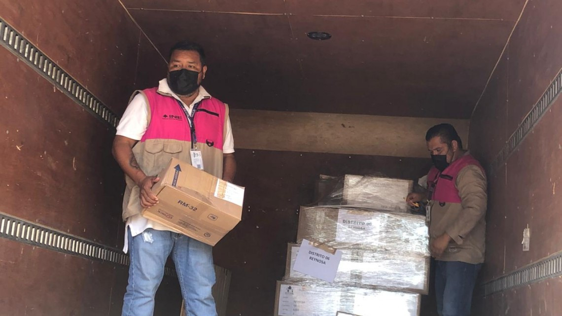 Llegan boletas electorales a Reynosa 