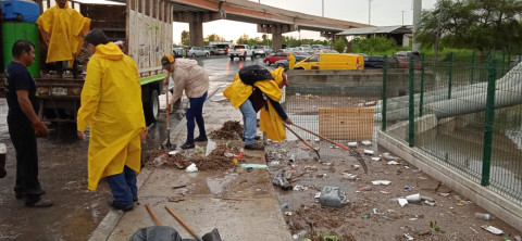 Atiende Municipio de Matamoros afectaciones por lluvias que trajo consigo el frente frío No. 47