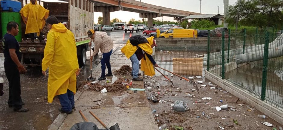 Atiende Municipio de Matamoros afectaciones por lluvias que trajo consigo el frente frío No. 47