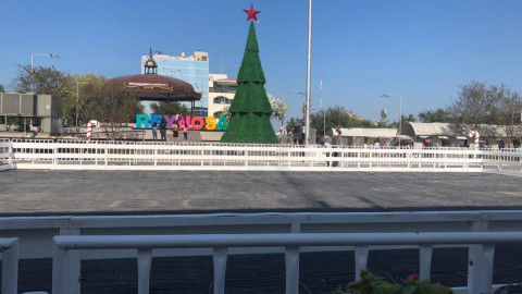 Vuelve la pista de hielo a  Reynosa