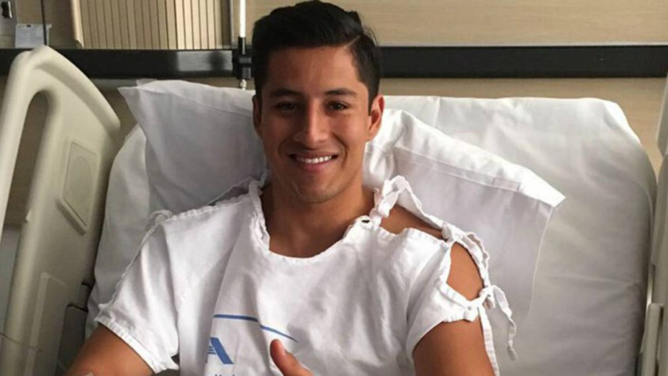 Carlos Cisneros fue operado y es baja 4 meses 