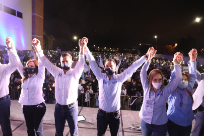 Inician candidatos del PAN campaña 