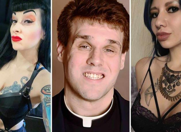 Descubren a sacerdote haciendo un trío sexual en el altar de su iglesia