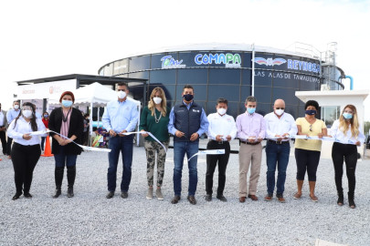 Inauguran Alcaldesa y Gobernador tanque cisterna de agua potable