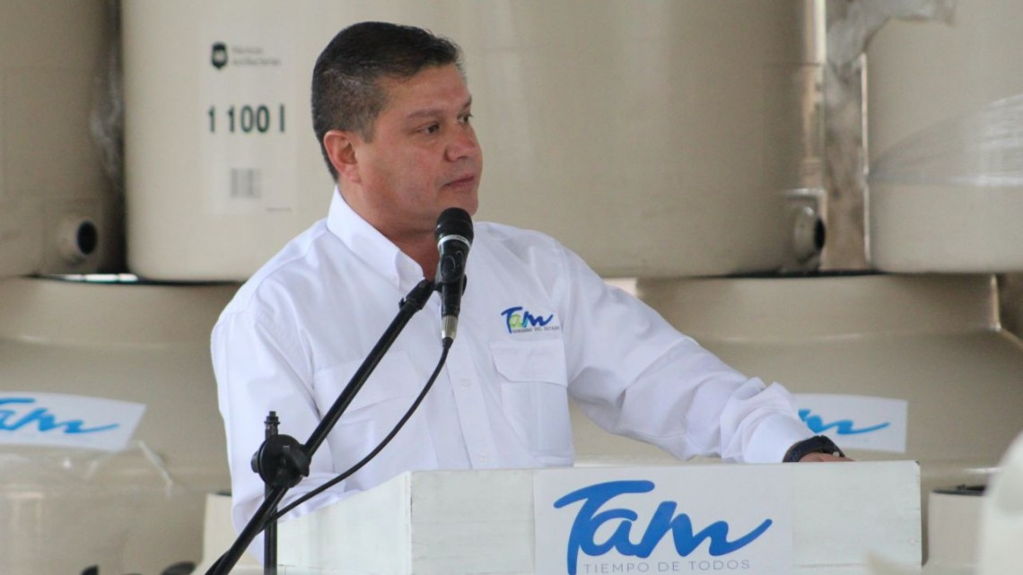 Gobierno de Tamaulipas y SEBIEN entrega insumos en Palmillas