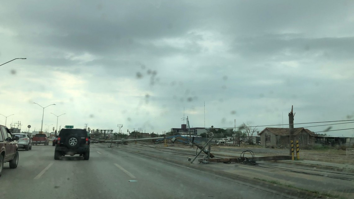Tormenta en Nuevo Laredo deja más de 157 mil usuarios sin luz 