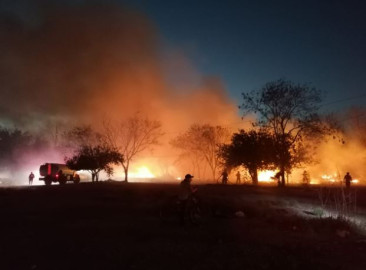 Combate PCyB 7 incendios en un día 