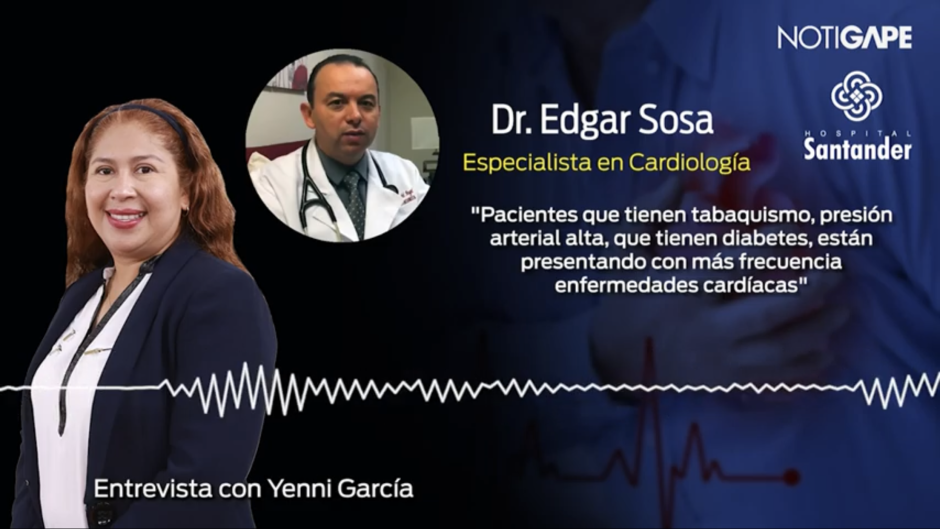 Pacientes de 40 años o más están presentando problemas del corazón: Dr. Edgar Sosa