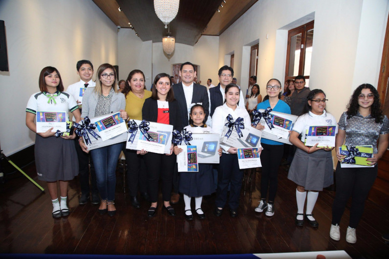 Premia Gobierno de Tamaulipas a ganadores de concurso de dibujo infantil 