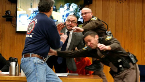 Así fue el intento de agresión contra Larry Nassar