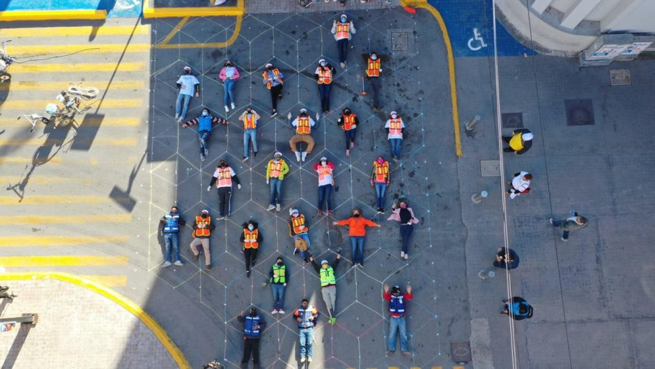 Hace espacios para peatones Reynosa Placemaking 