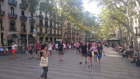Las Ramblas vuelven a recuperar la normalidad