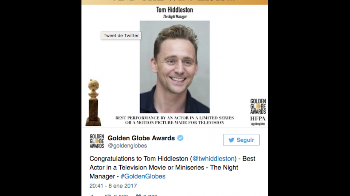 Ganadores de los Golden Globes