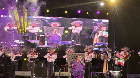Se presenta con gran éxito Paquita la del Barrio en Reynosa
