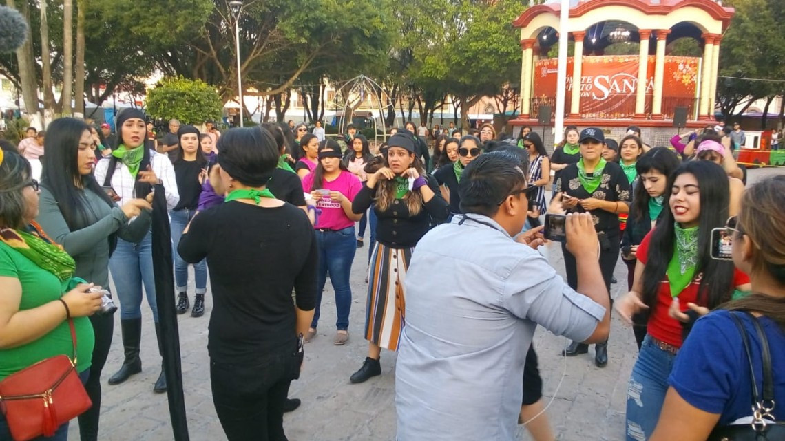 Corean "El violador eres tú" en Matamoros