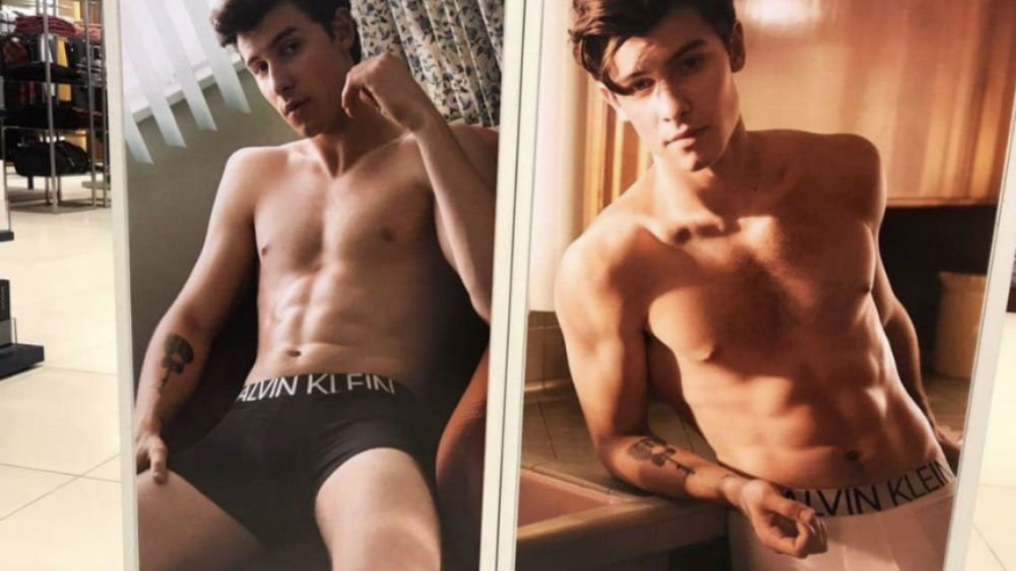 Shawn Mendes posa para Calvin Klein