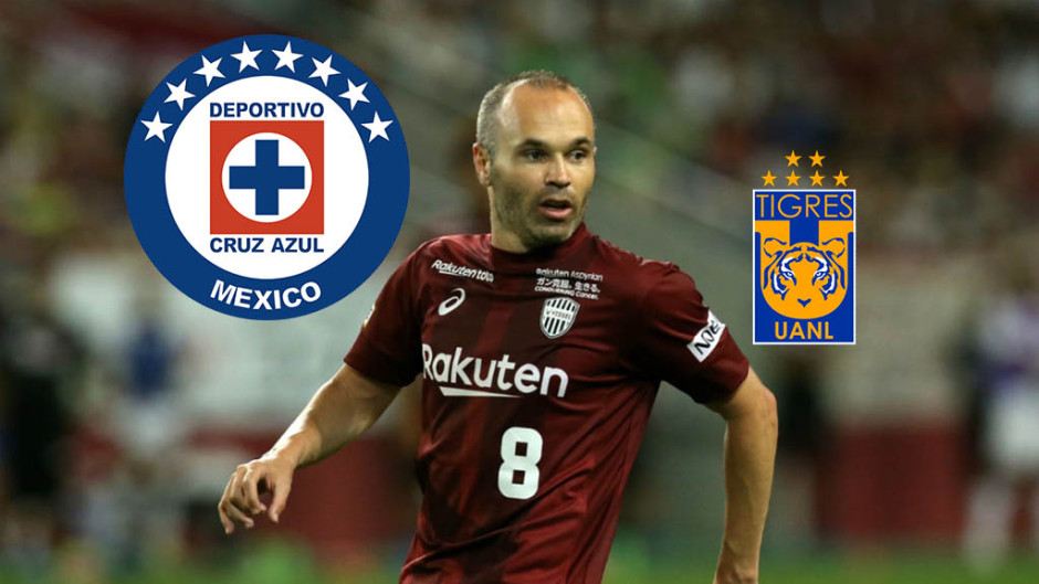Andrés Iniesta solo conoce a Cruz Azul y Tigres de la Liga MX