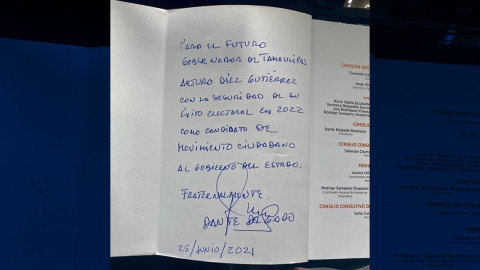 Movimiento ciudadano anuncia que su candidato a la gubernatura será Arturo Diez
