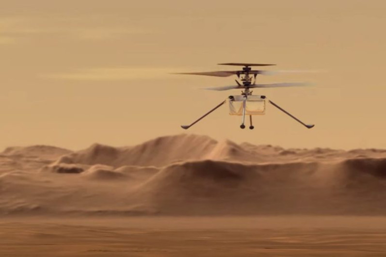 “Ingenuity” el helicóptero que viajará a Marte