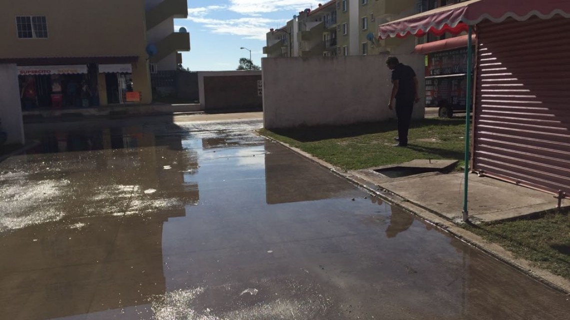 Fraccionamiento nuevo con serios problemas estructurales y sociales