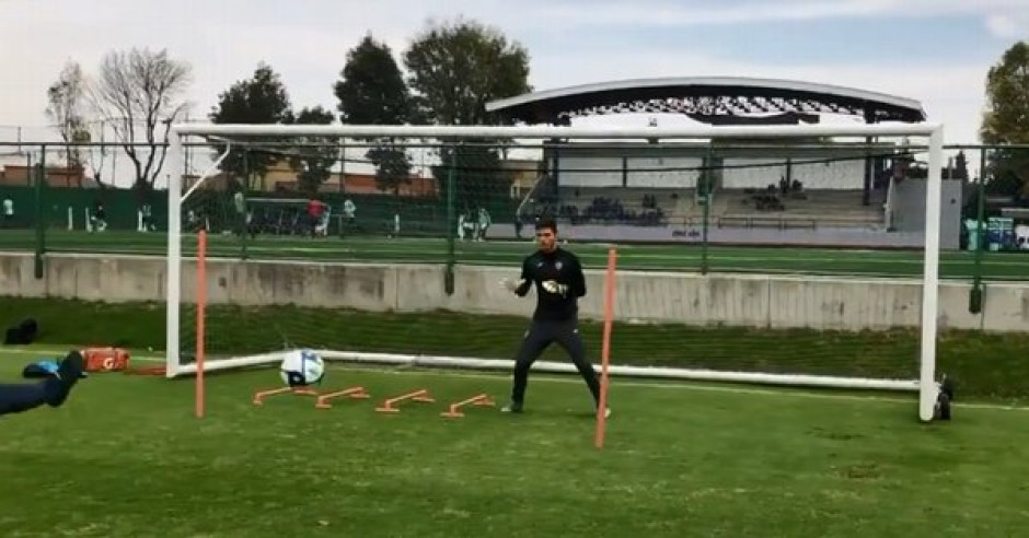 Sebastián Jurado ya tuvo su primer entrenamiento como jugador del Cruz Azul