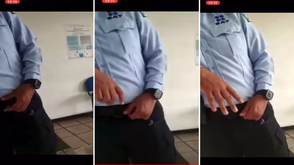 “A uno también le gusta ir al mall”; Captan a agente aduanero de Matamoros intentando extorsionar a un hombre  