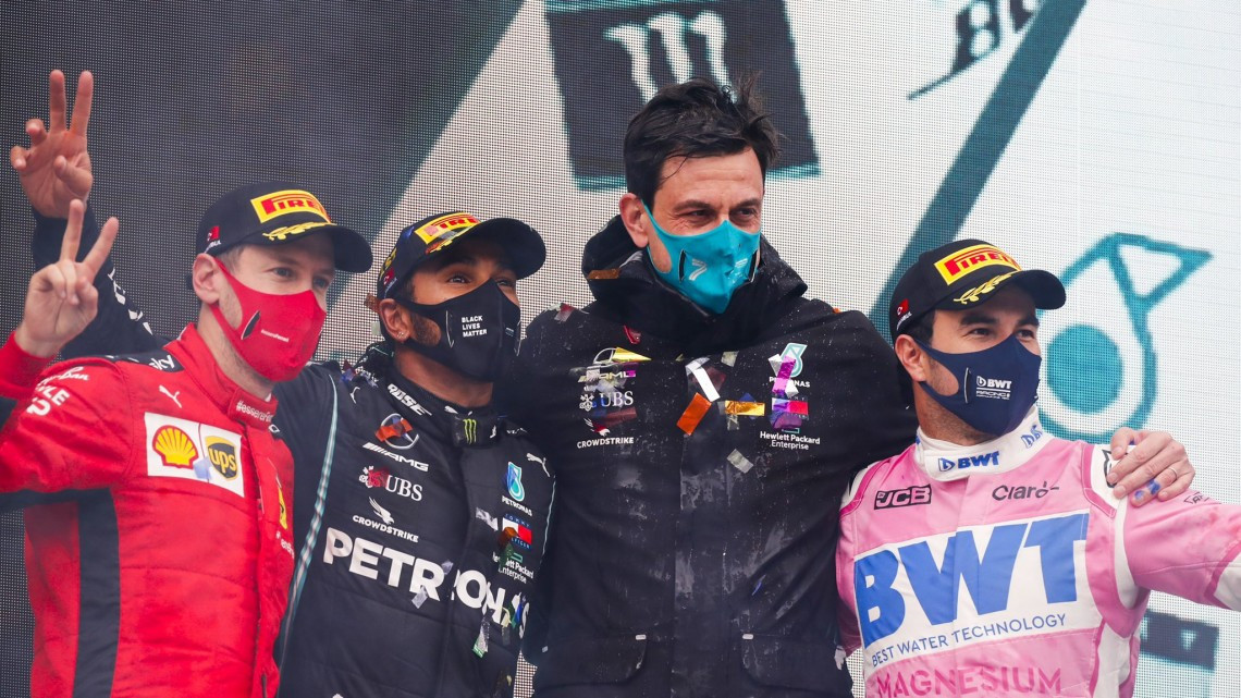 Sergio Pérez se sube al podio en el Gran Premio de Turquía