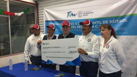 Invierte recursos SEBIEN en infraestructura deportiva