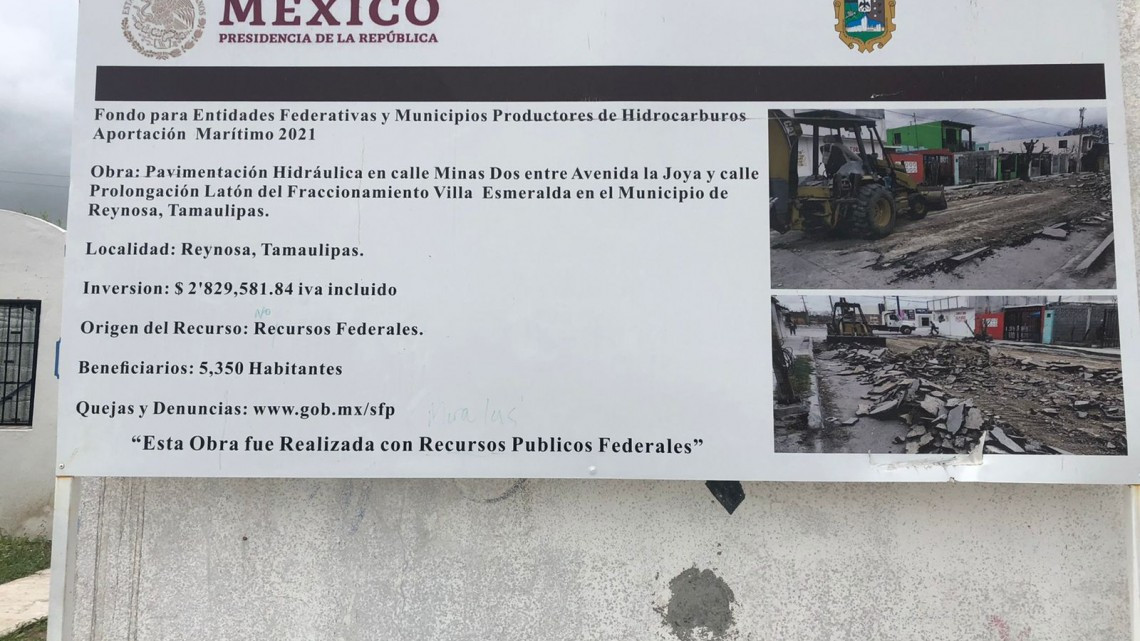 Pavimentan calles en Villa Esmeralda y La Joya