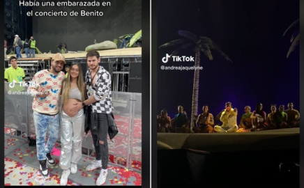 Bad Bunny "bendice" a bebé de fan embarazada