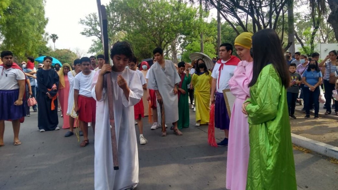 Realizan varios Viacrucis tras dos años de pandemia 
