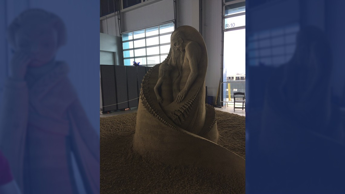 Sorprendentes esculturas de arena 