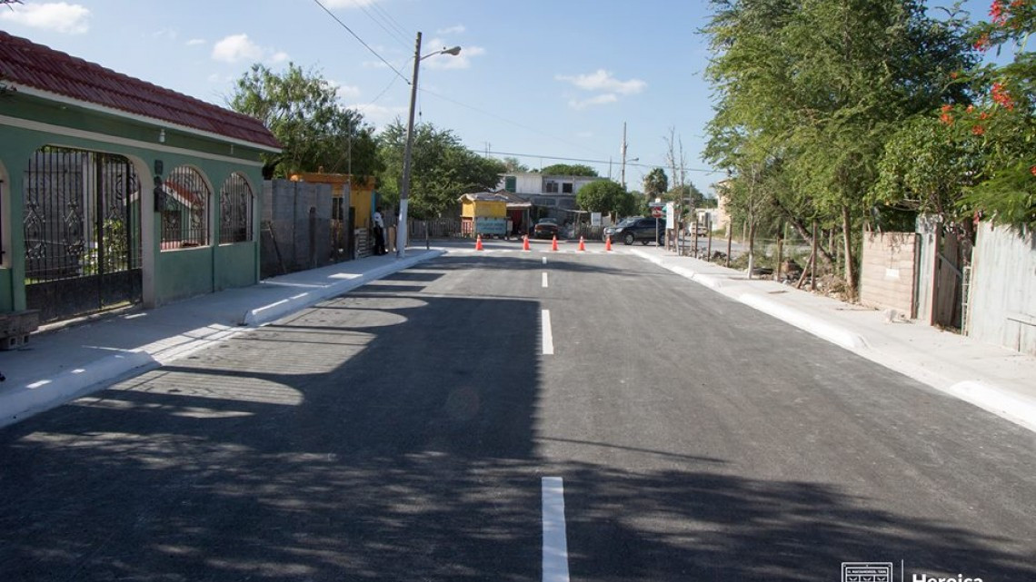 Termina obra de pavimentación