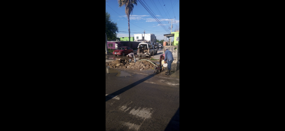 Mejora COMAPA suministro de agua en colonia Presa la Laguna