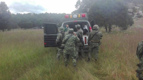 Se desploma helicóptero de la Sedena en Durango