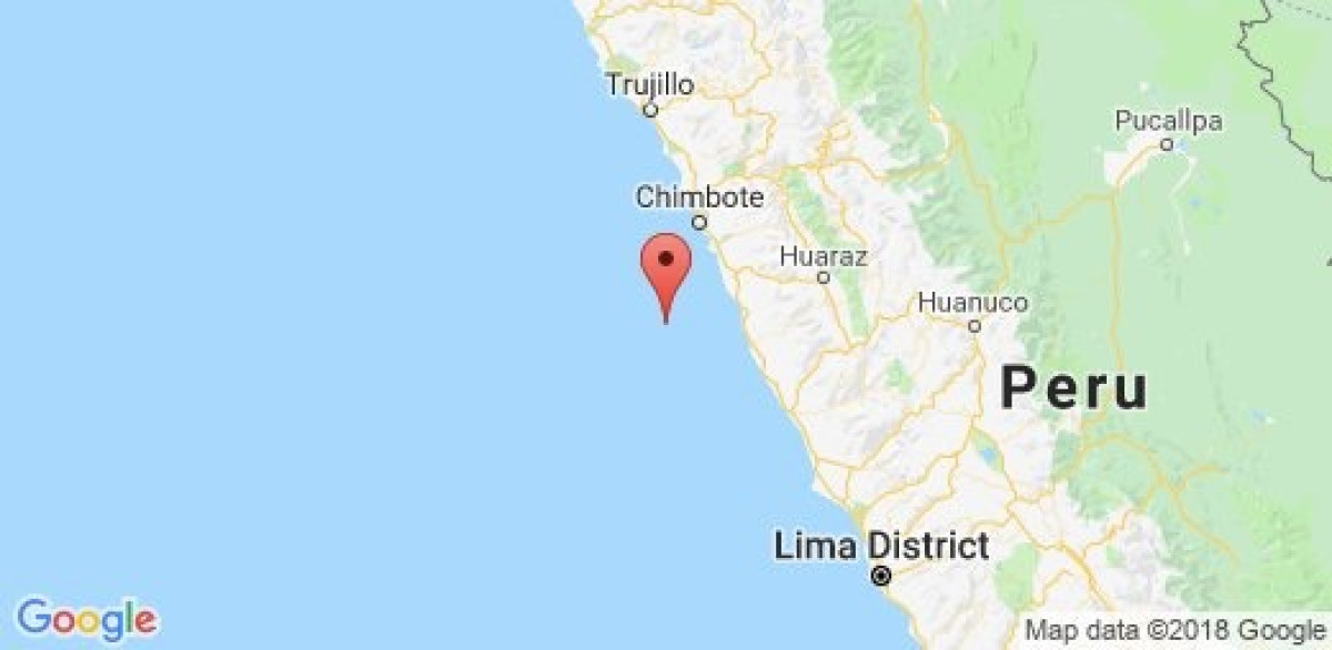 Ocurre sismo de 5.5 en costas de Perú