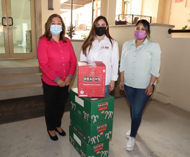 Agradece DIF Reynosa donación de dulces