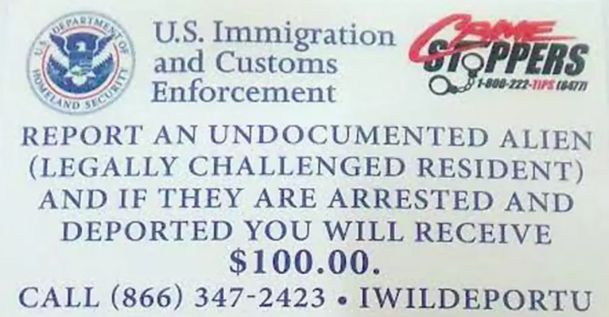 Autoridades desmiente anuncios falsos para reportar a indocumentados 