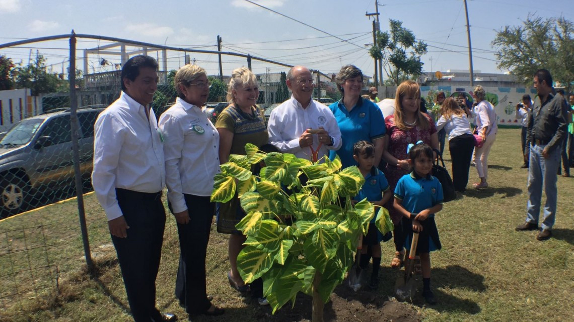 Inician programa de reforestación en escuelas de Matamoros 