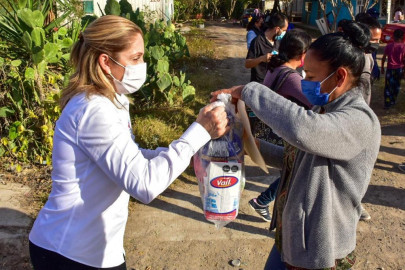 “DIF Reynosa en Tu Casa” llegó a la Colonia Villa del Palmar