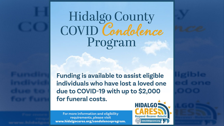 Condado Hidalgo ofrece Programa de Condolencias COVID 