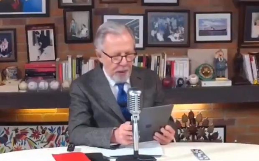 Alburean a López-Doriga, ¡este es el bochornoso momento!