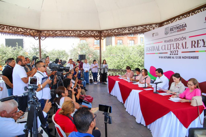 Anunció Presidente Municipal, "Festival Cultural Reynosa 2022"