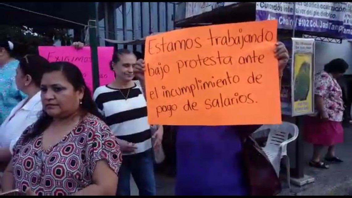 Trabajadores del ISSSTE no recibieron aguinaldos ni quincena completa 