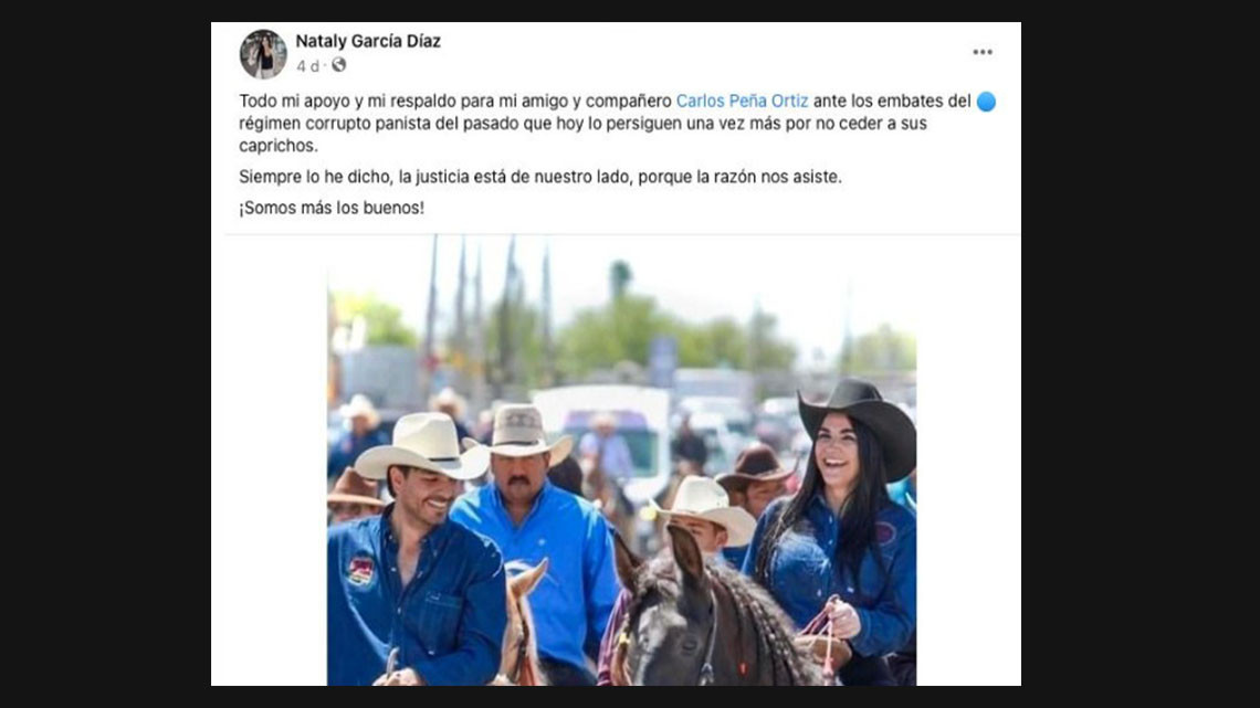 Ante orden de aprehensión, morenistas dan muestras de apoyo a Carlos Peña