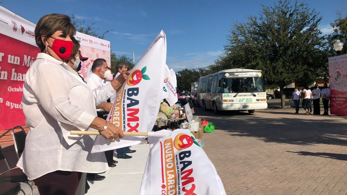 Banco de Alimentos Cáritas de Nuevo Laredo realiza la Caravana de la Esperanza