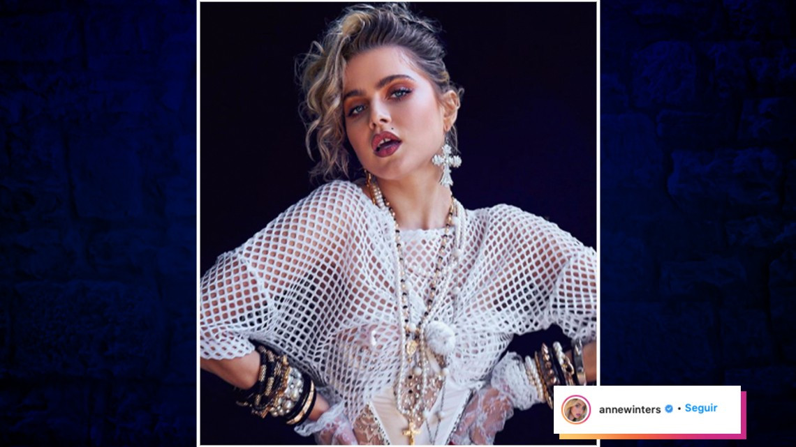 Anne Winters sorprende con su transformación de Madonna 